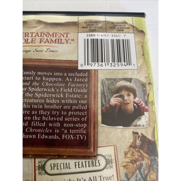 The Spiderwick Chronicles (DVD, 2008, Full Screen) - Picture 4 of 7